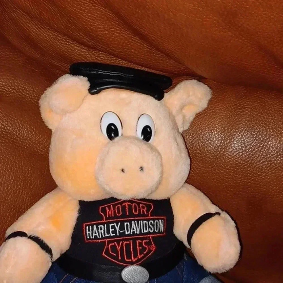 🌹stuffed Harley Davidson pig toy - Picture 2 of 5